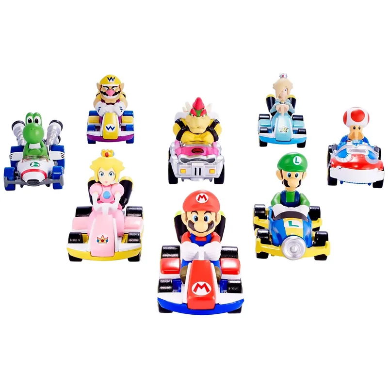 HOT WHEELS - Carro de Juguete Mario Kart  Personajes 1:64 Aleatorio