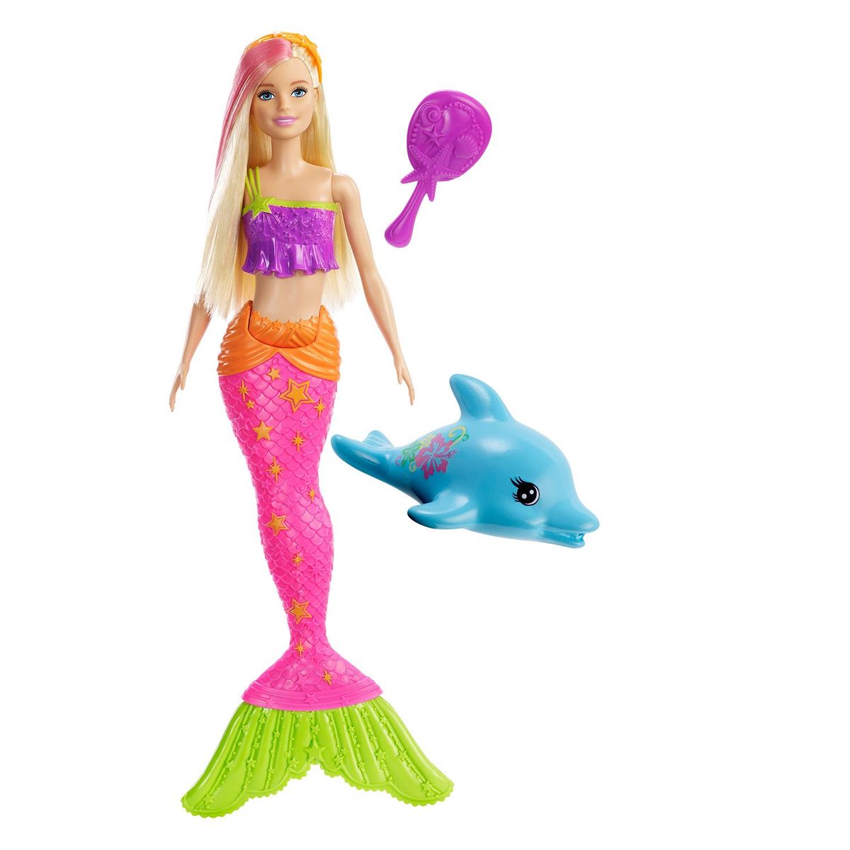 BARBIE - Muñeca Sirena Cambia De Color