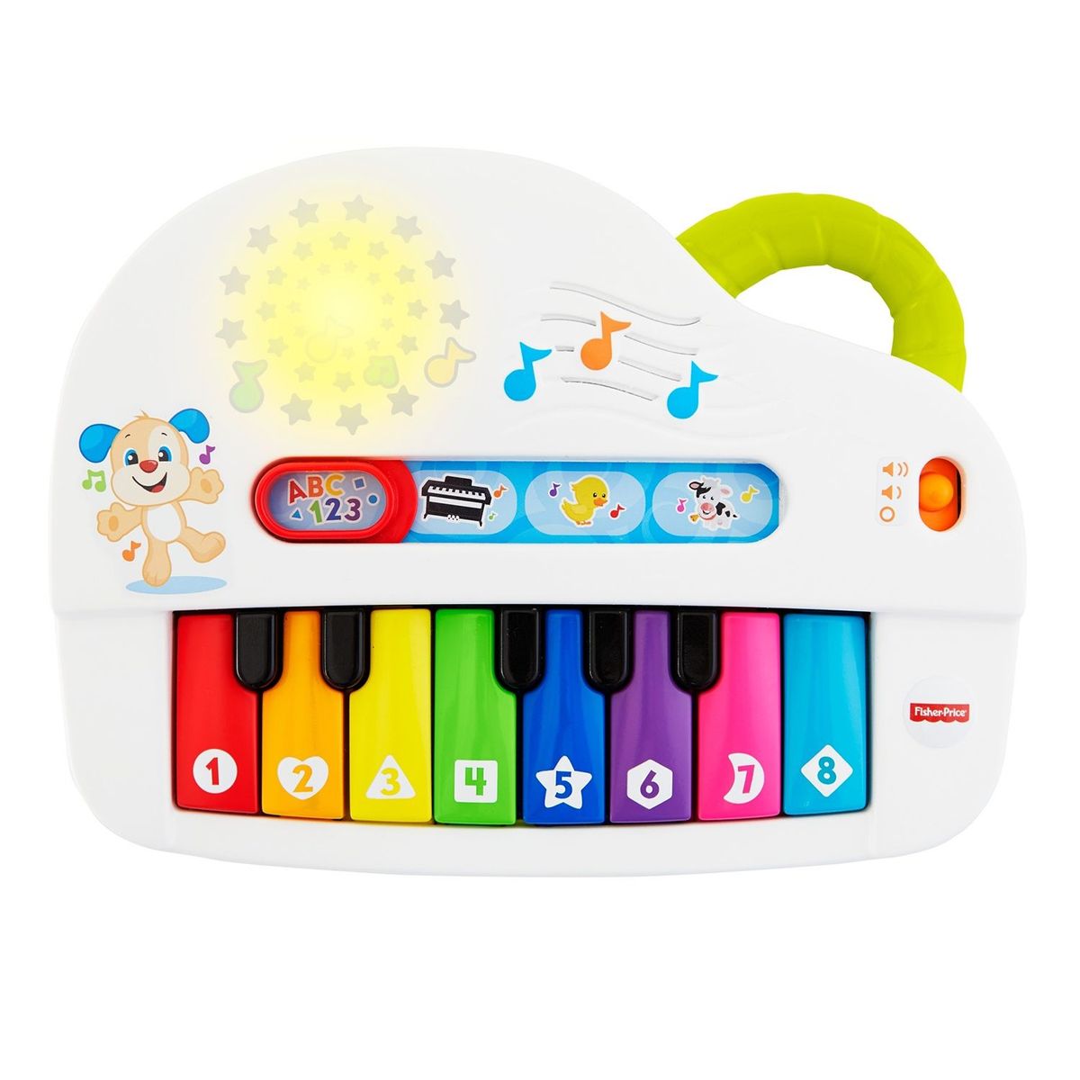 FISHER PRICE - Juguete Bebé Perrito Piano Fisher Price