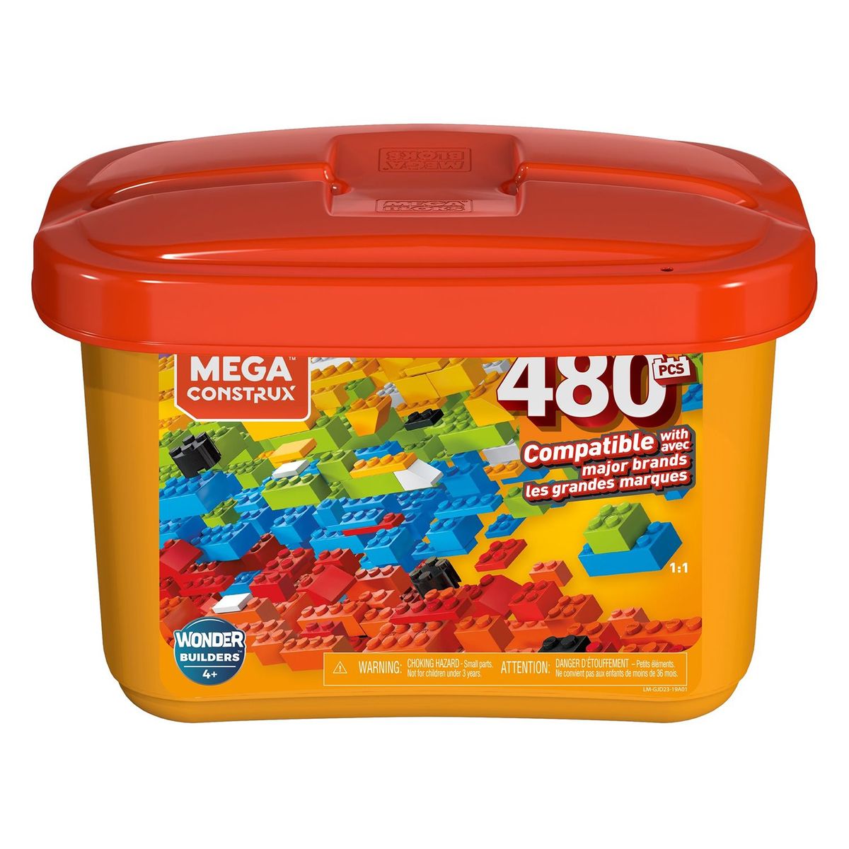 MEGA BLOKS - Mega Caja De Construcción 480 Pzas