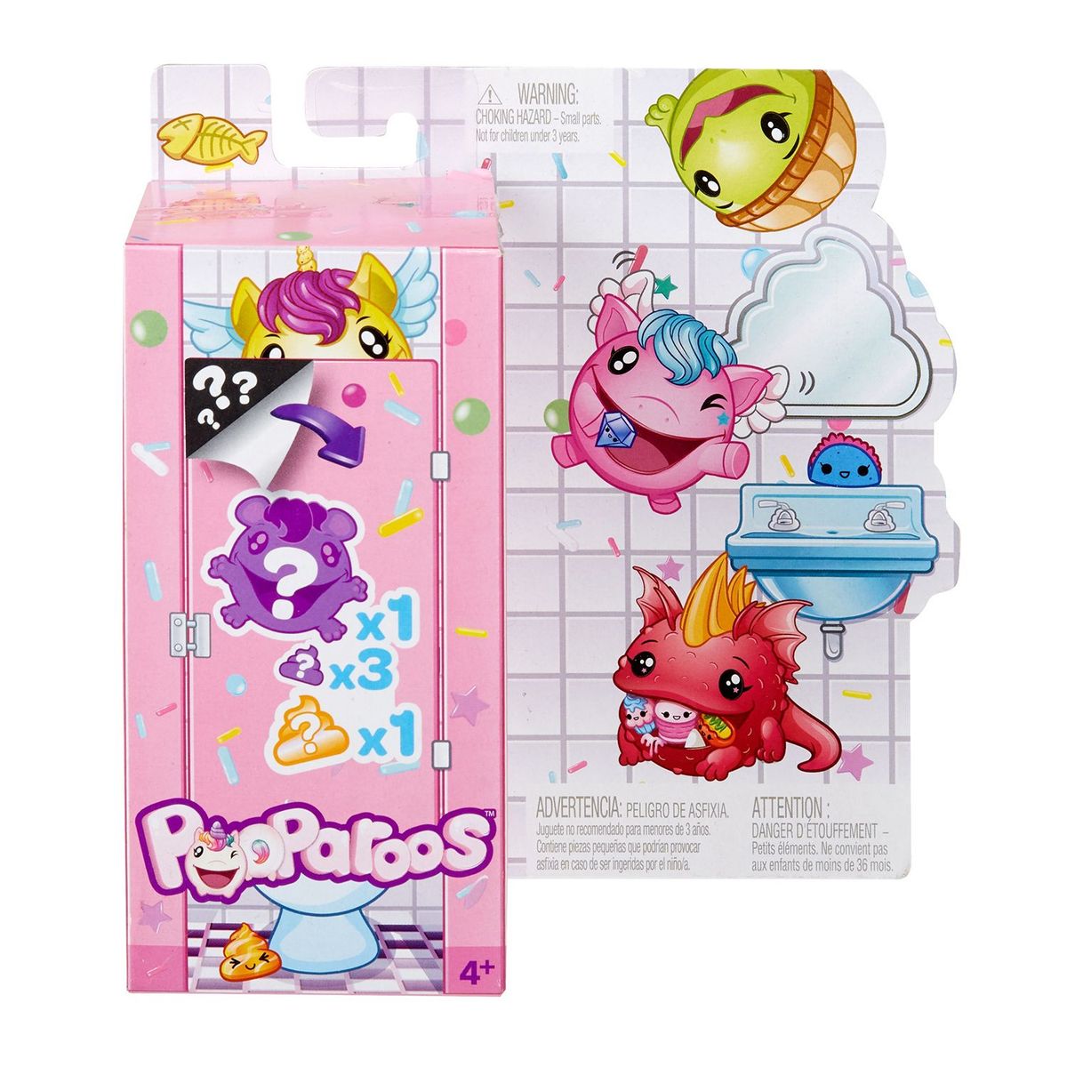 POOPAROOS - Pack 2 Personajes + 1 Sorpresa