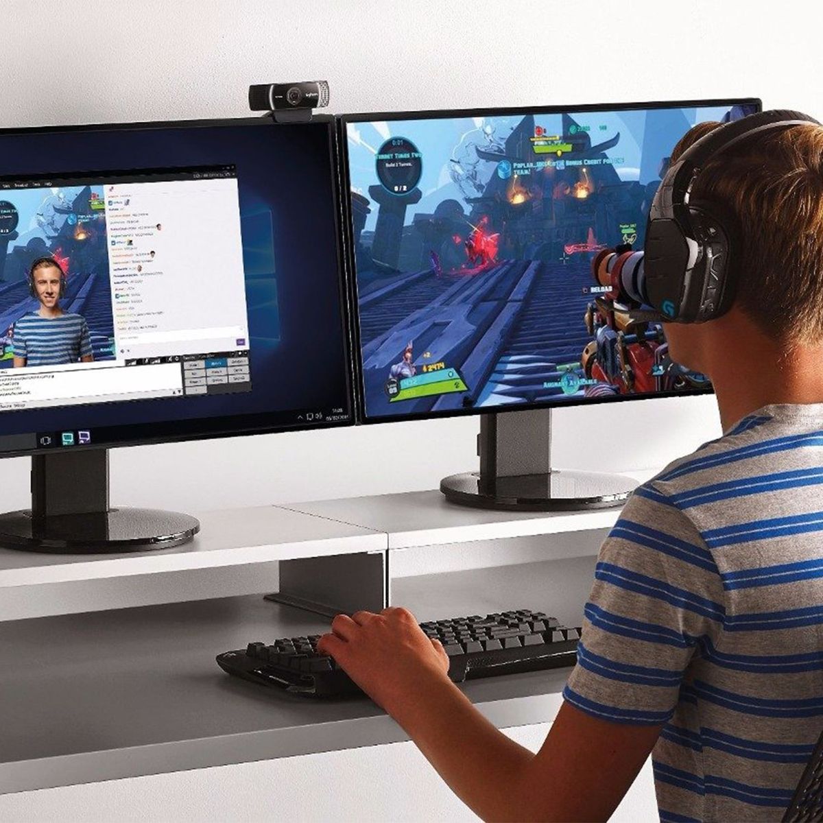 LOGITECH - Cámara C922 Pro Stream