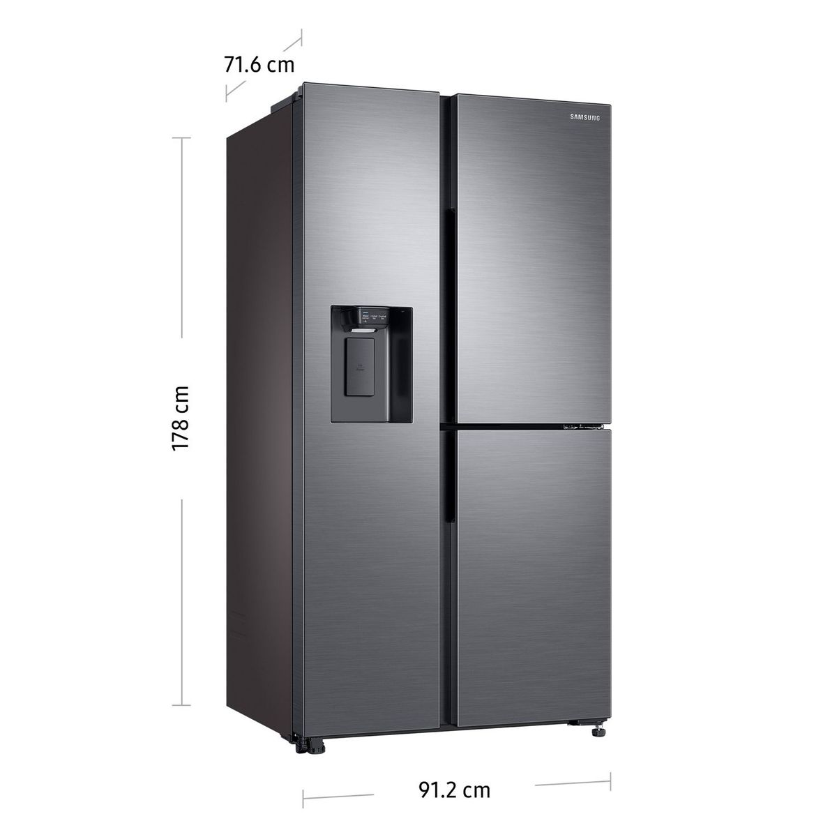SAMSUNG - Refrigeradora Samsung Side by Side 602Lt RS65R5681M9