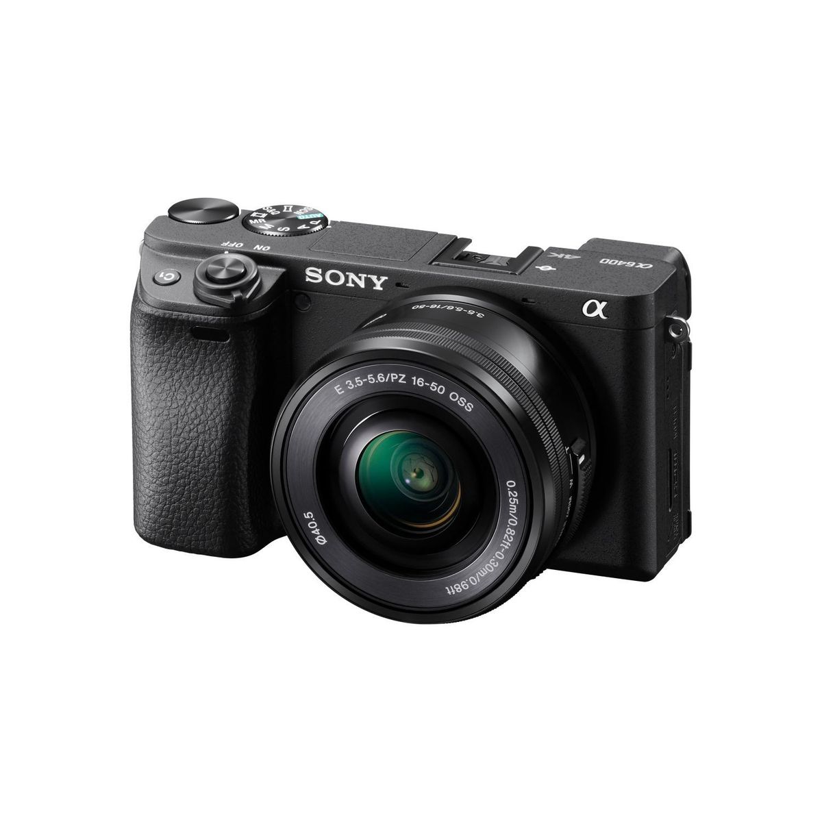 SONY - Cámara Alpha Semi Profesional Mirrorless 6400L Lente 16-50mm 24.2MP
