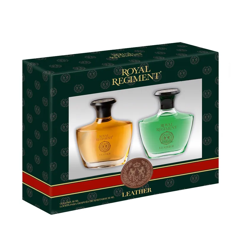 ROYAL REGIMENT - Royal Regiment Leather EDT 50 ml + Loción 50 ml