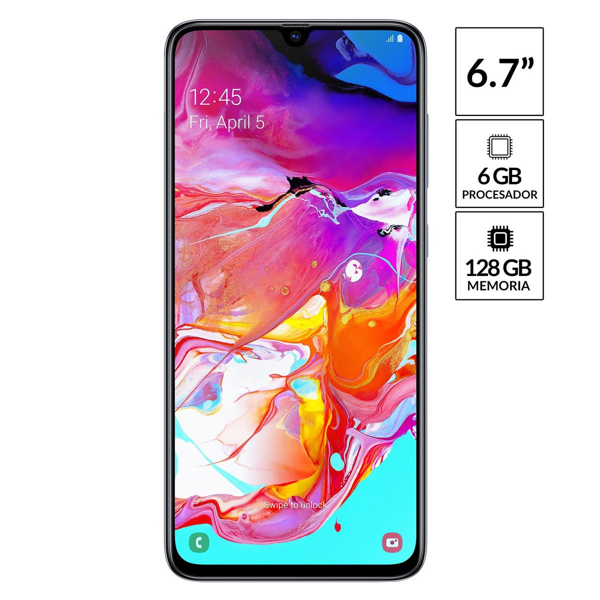SAMSUNG - Celular Galaxy A70