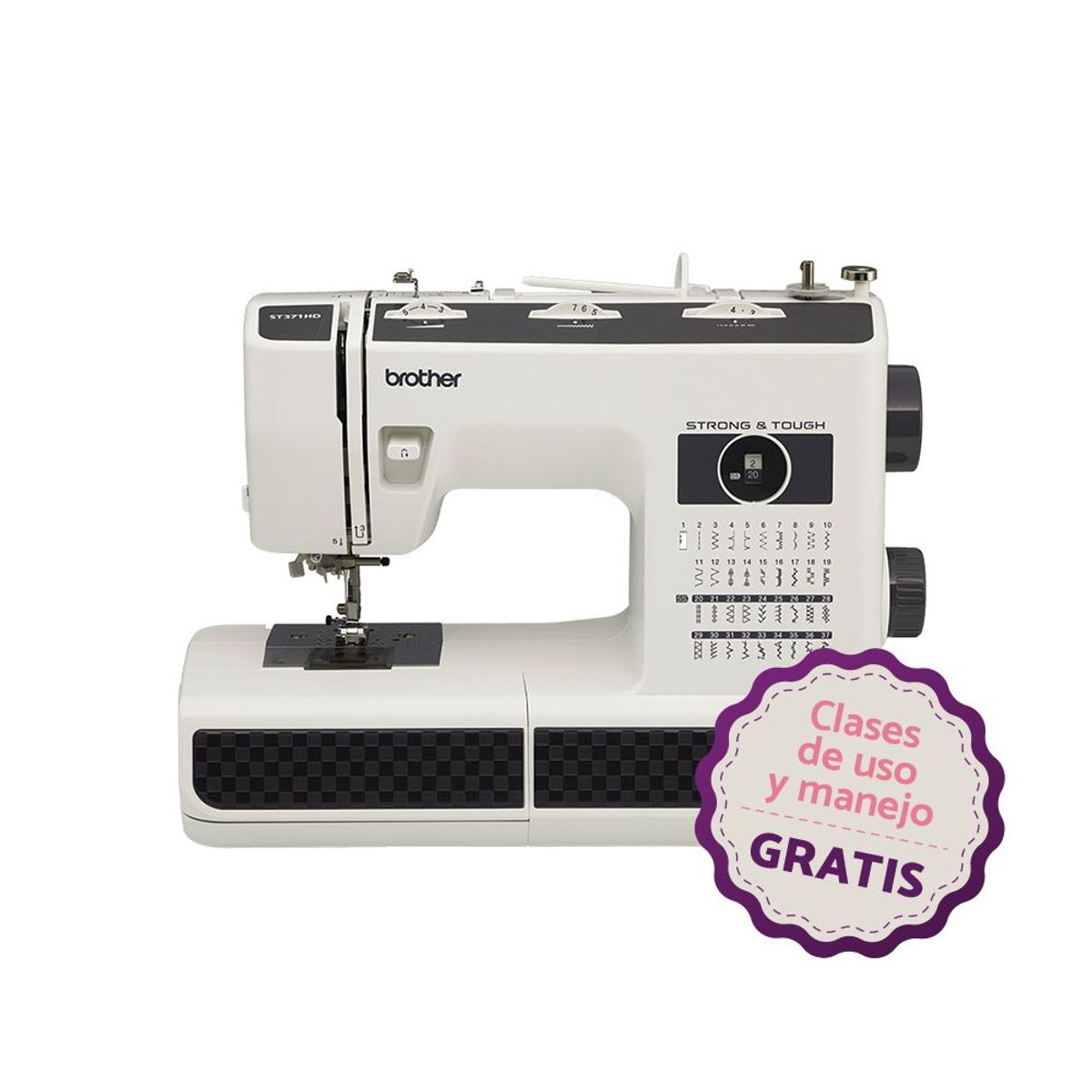 BROTHER - Máquina De Coser Brother ST371HD Especial Para Telas Gruesas