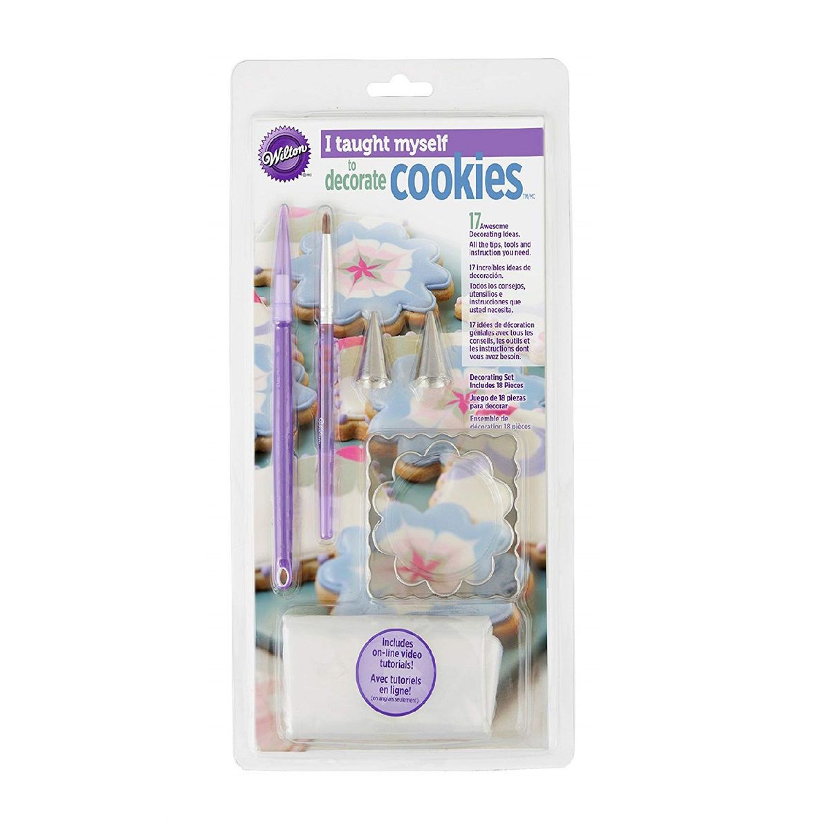 WILTON - Kit para decorar Galletas 18 Piezas