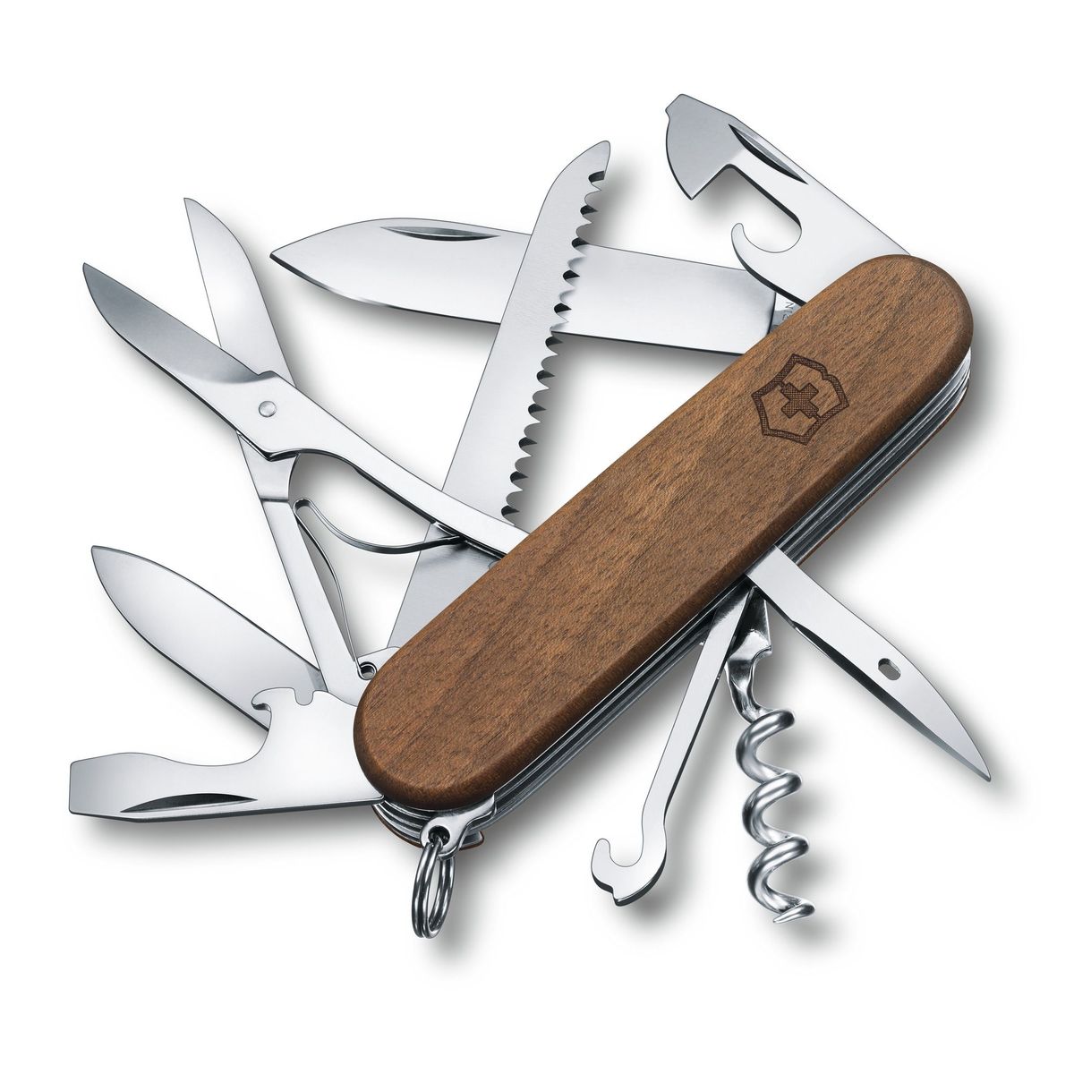 VICTORINOX - Navaja Suiza Huntsman Wood 91Mm