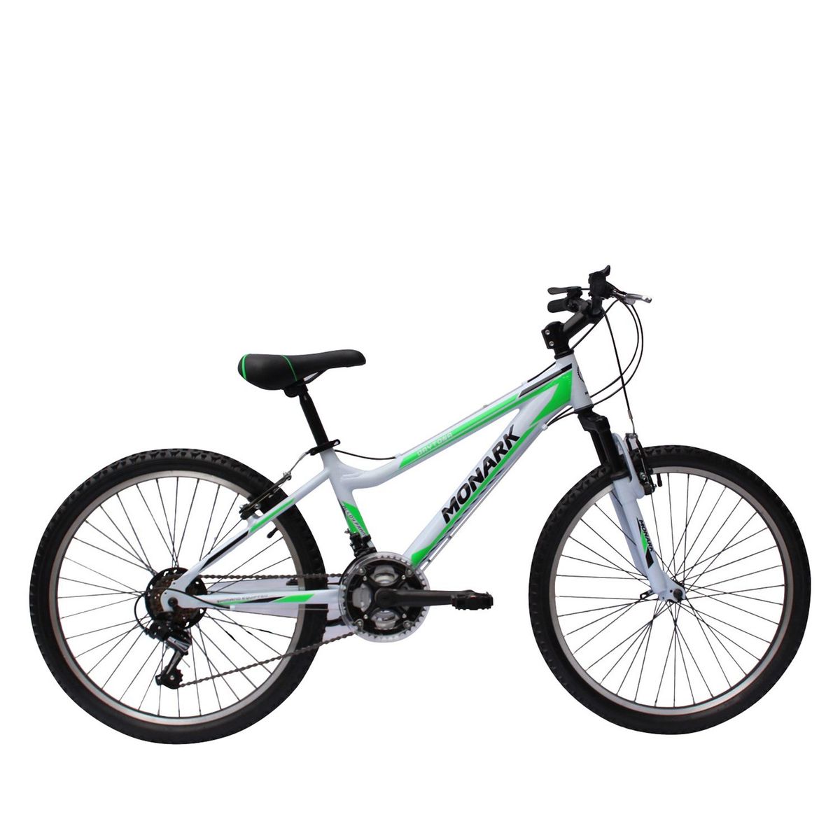 MONARK - Bicicleta Daytona XT Aro 24" Blanco Verde Aluminio
