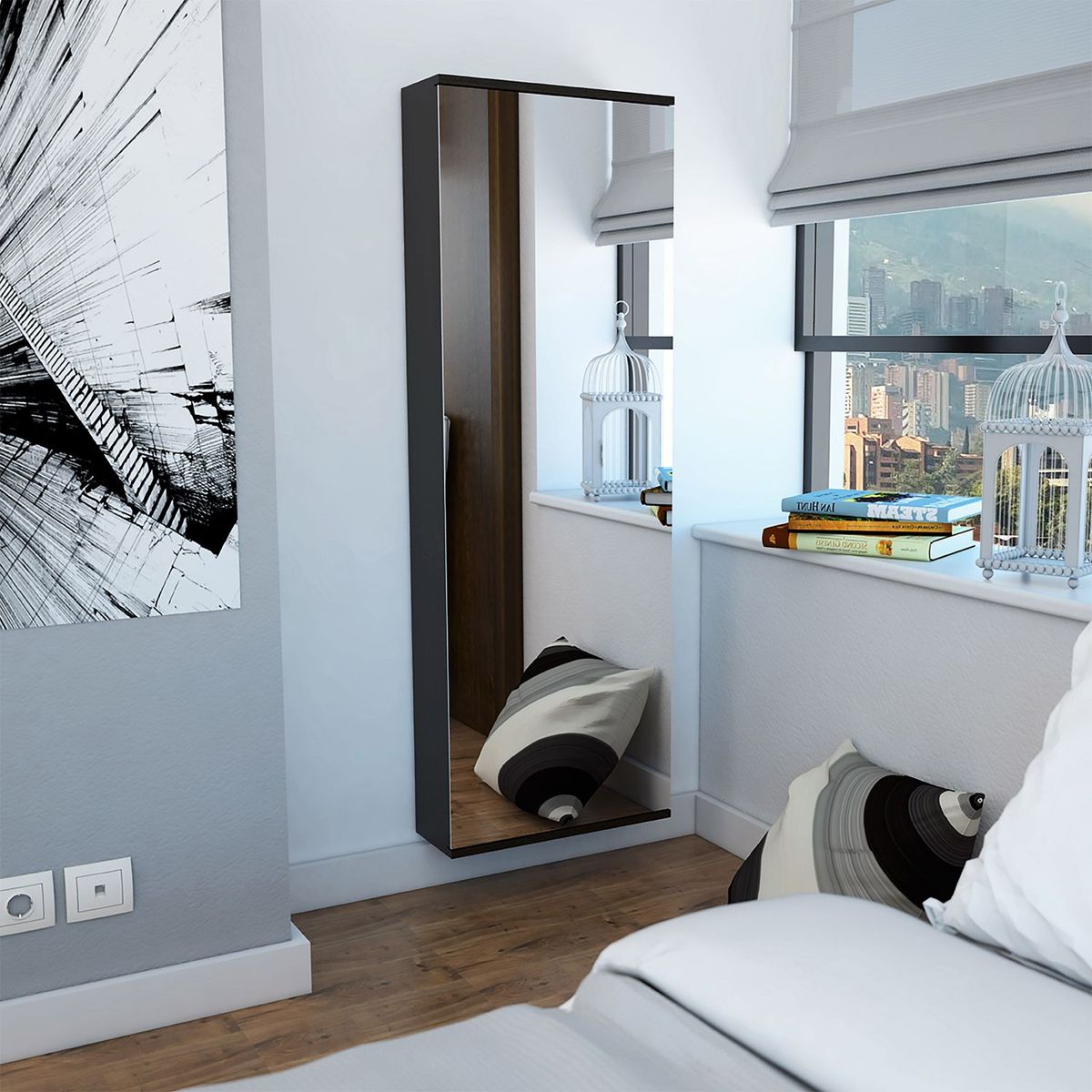 TUHOME - Zapatera Leto con Espejo