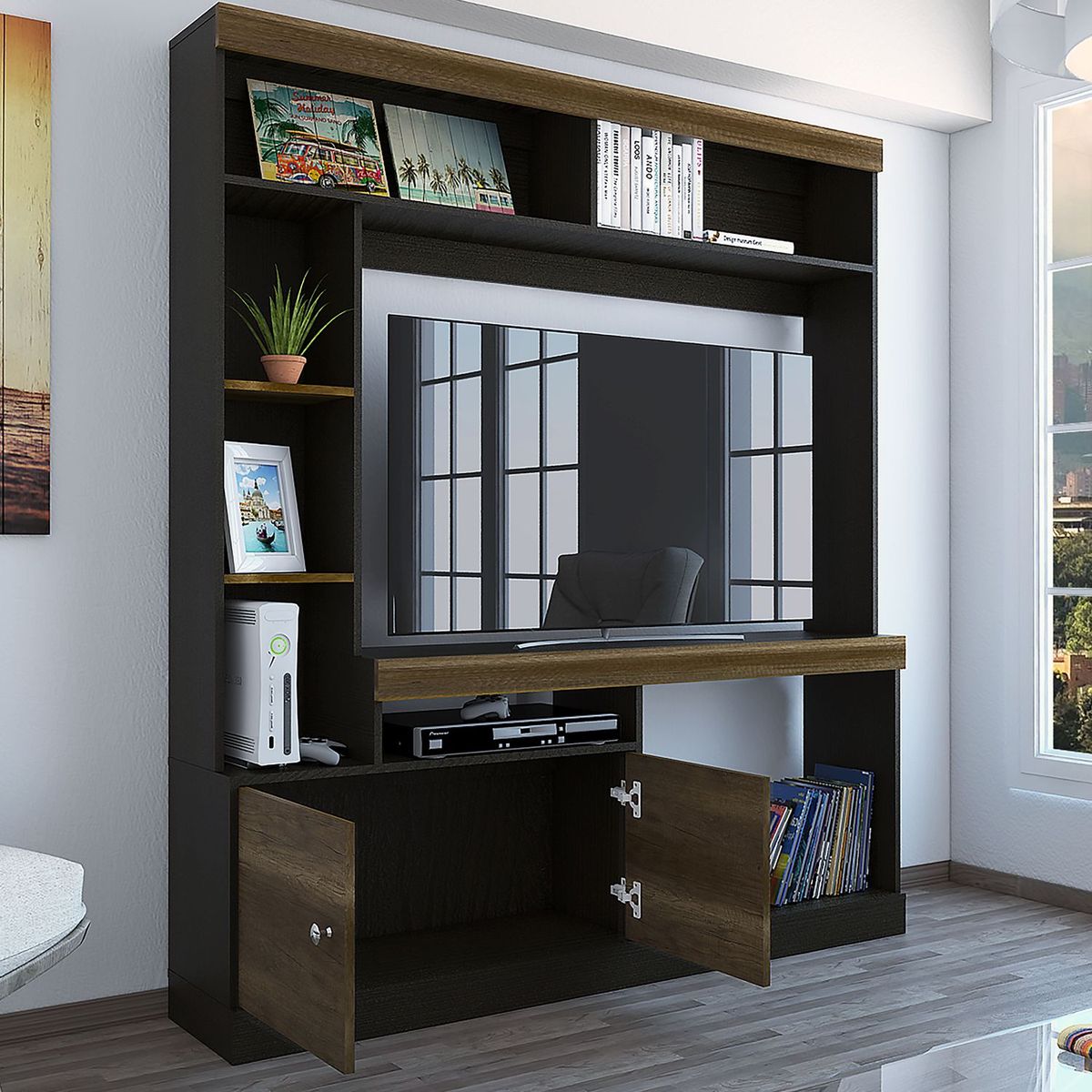 TUHOME - Centro de TV Classic Color 55"