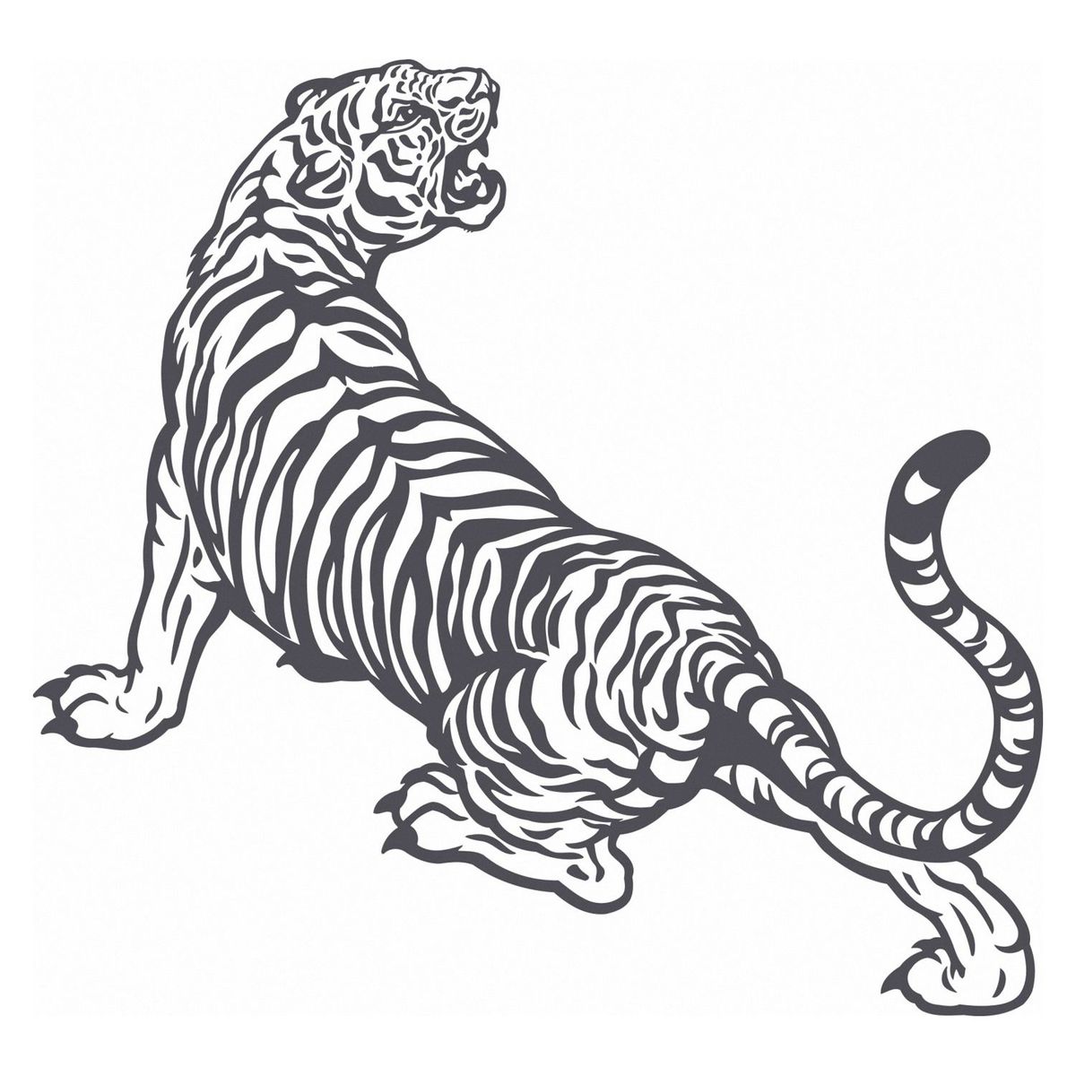 STICKART - Vinil Tigre Rugiendo