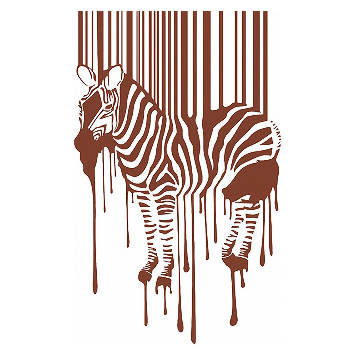 STICKART - Vinil Cebra En Código de Barras