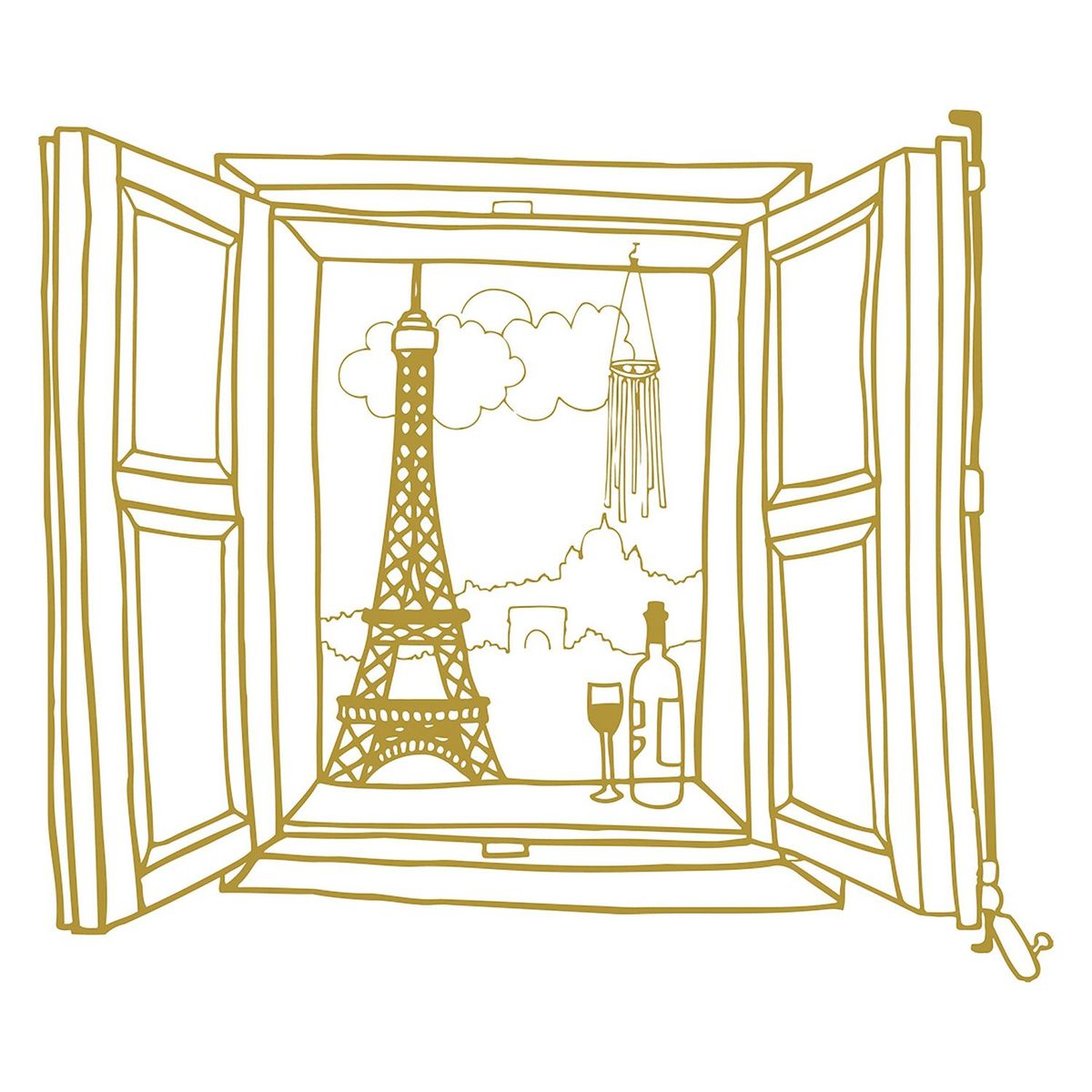 STICKART - Vinil Ventana París