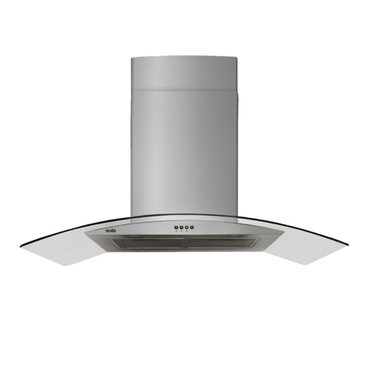 SOLE - Campana Extractora Sole Decorativa Venus Isla 90cm 1 motor acero inoxidable Sole