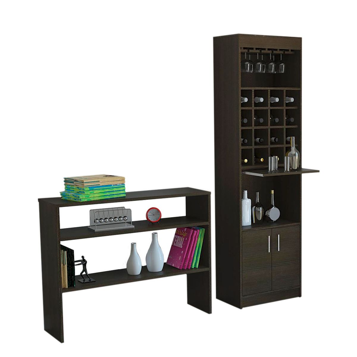 TUHOME - Bar Kava 3 Puertas + Arrimo