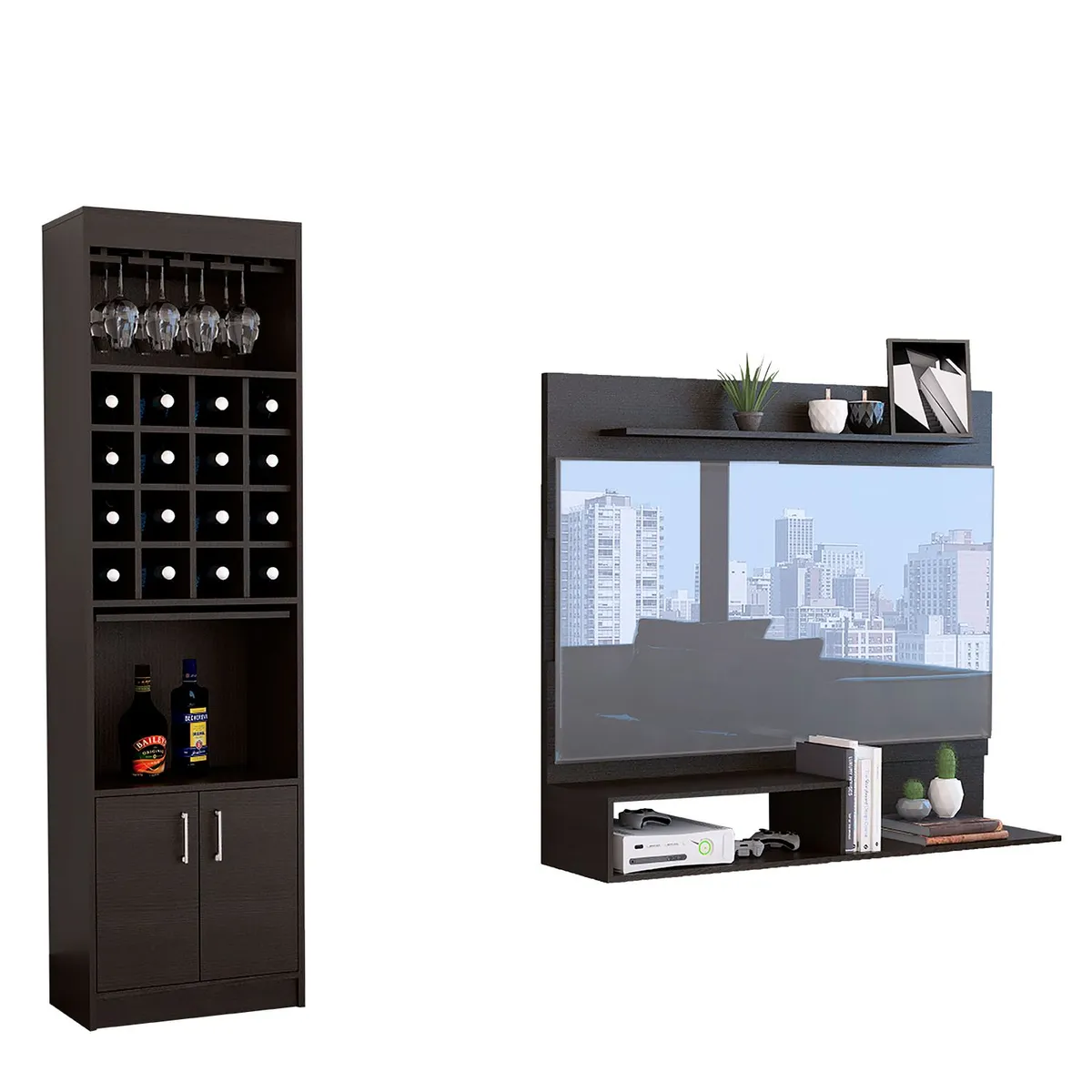 TUHOME -  Panel Tv 55" + Bar Kava