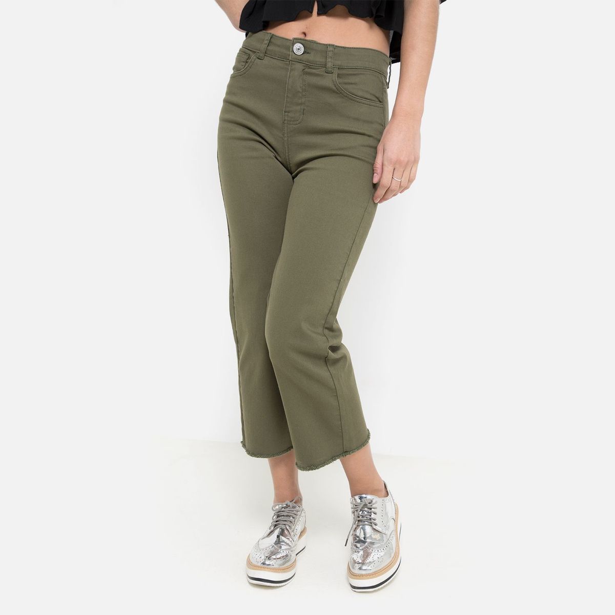 SYBILLA - Pantalón Capri Mujer