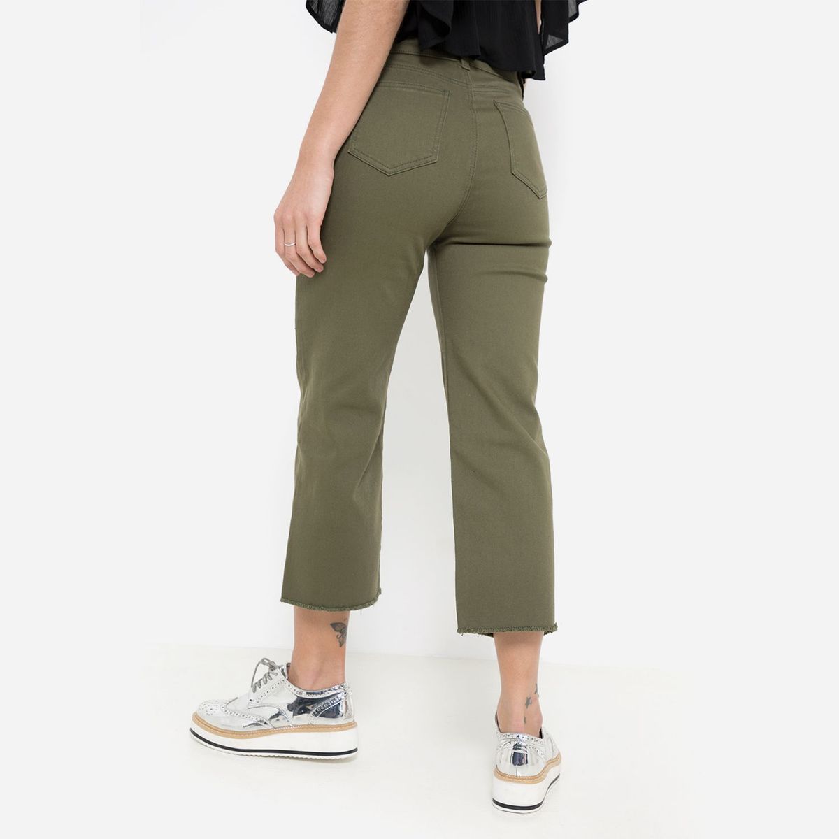 SYBILLA - Pantalón Capri Mujer