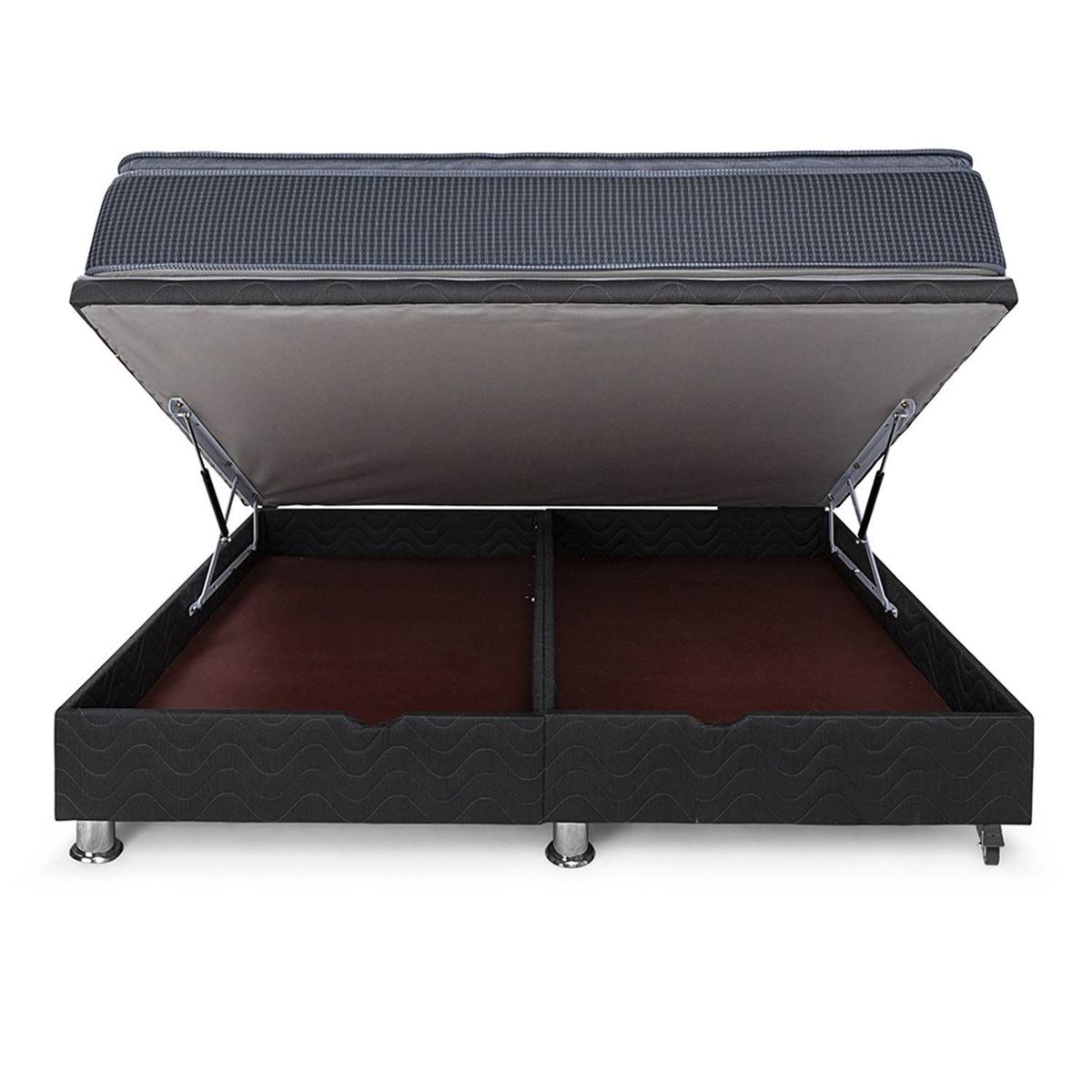 BEAUTYREST SIMMONS - Cama Boxet Practibox Silver Pt Queen Gris