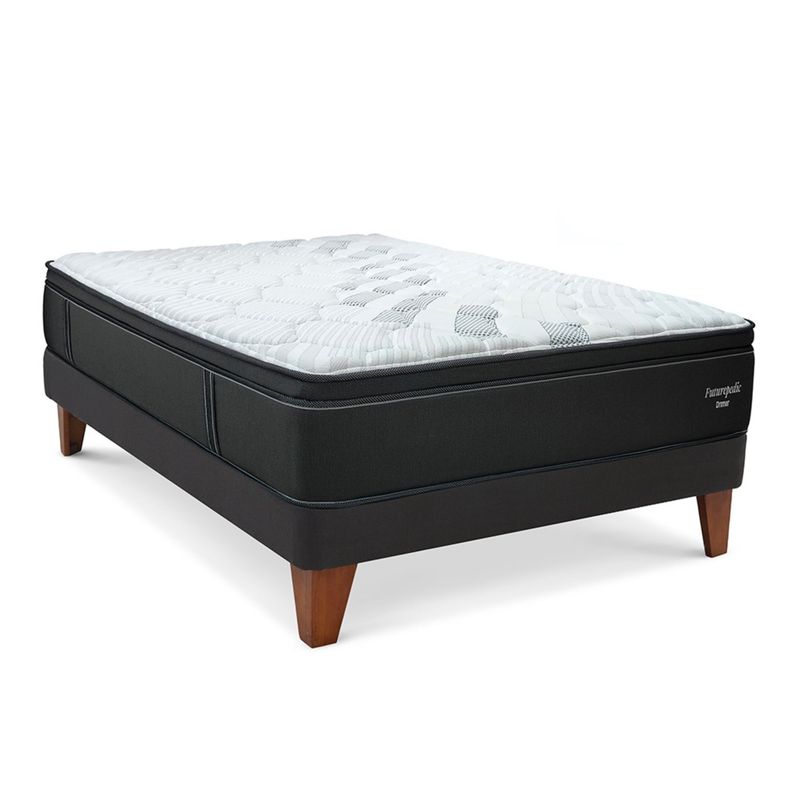 DRIMER - Cama Europea Gold Futurepedic 1.5 Plz + 1 Almohada