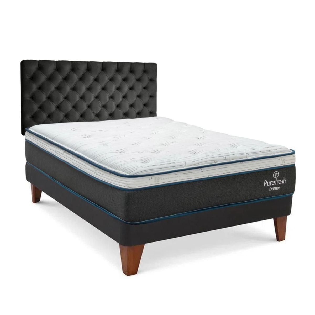 DRIMER - Dormitorio Europeo Gold Pure Fresh 2 Plz + 2 Almohadas
