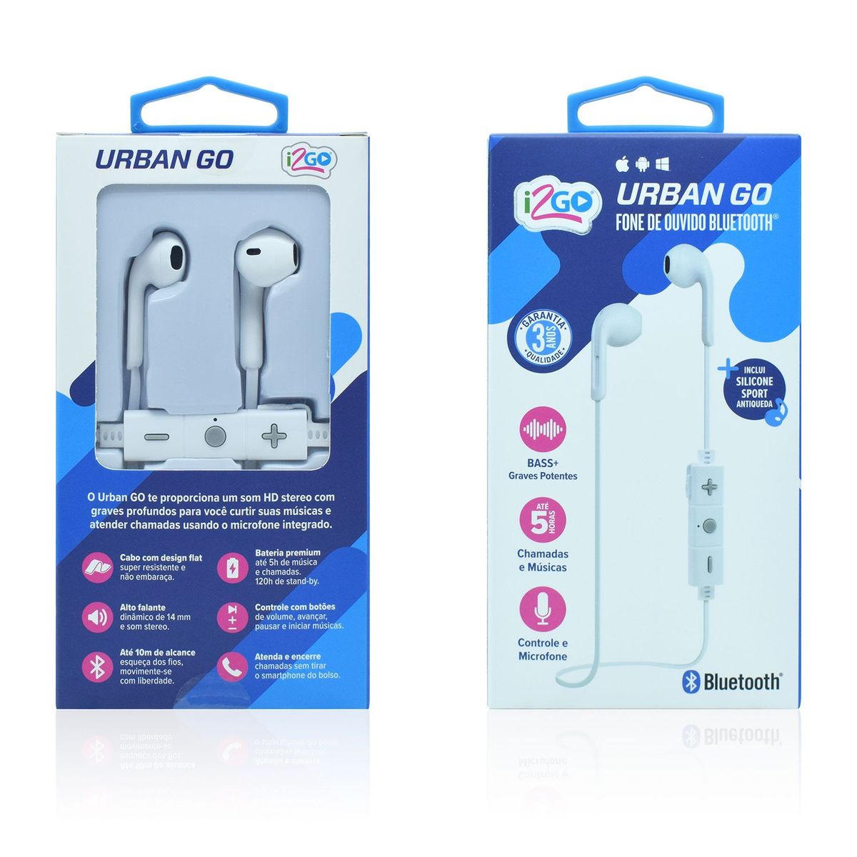 I2GO - Audífono Bluetooth Urban Go