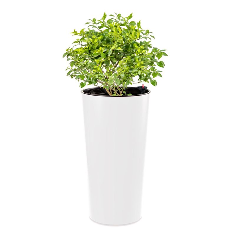 Paquete De 2 Macetas Con Sistema De Riego Automático, Con Indicador De Nivel De Agua Automatico Shamjiam Macetas