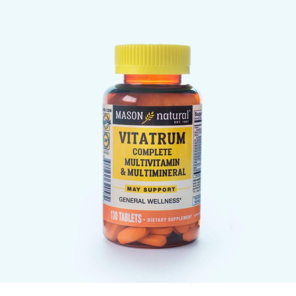 MASON - Mason Natural Multivitamínico Vitatrum Complete 130 Tabletas