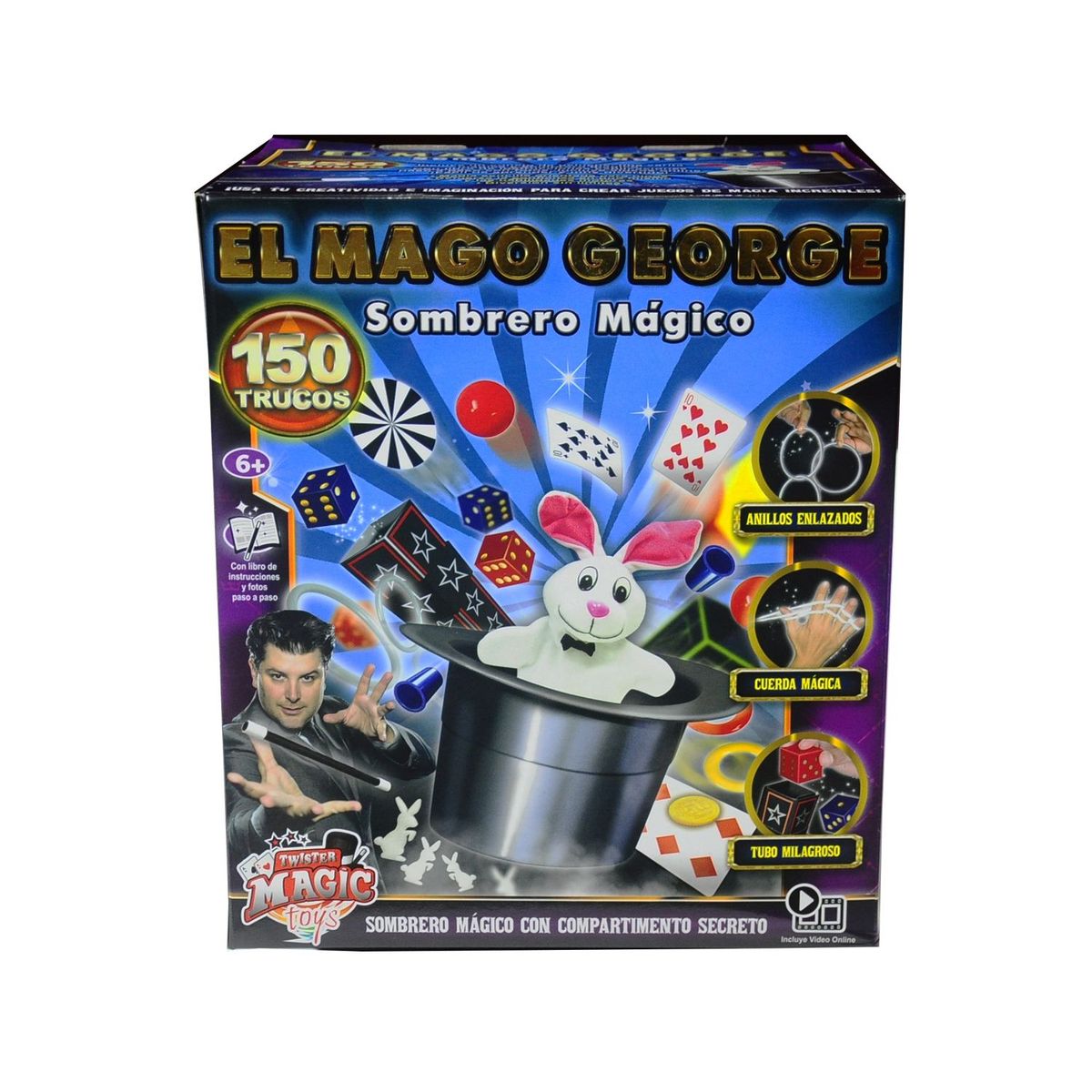 TWISTER MAGIC TOYS - Sombrero Mágico 150 Trucos