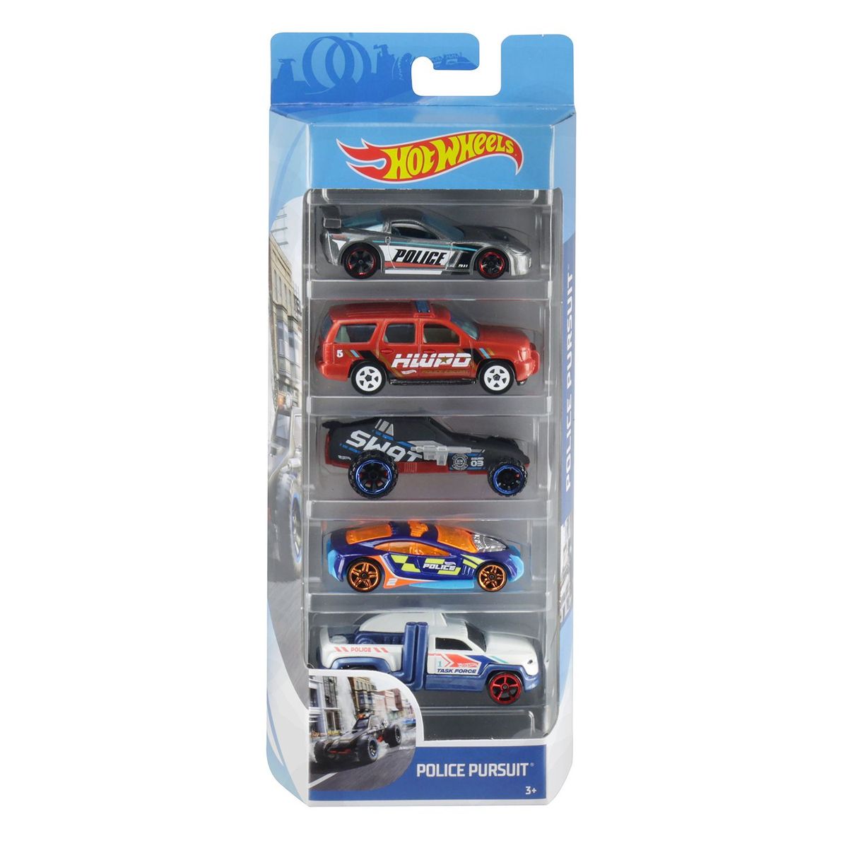 HOT WHEELS - Pack x 5 Vehículos