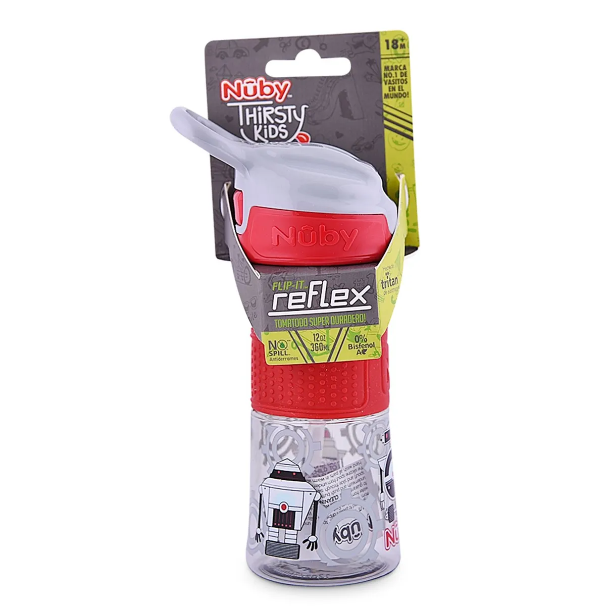 NUBY - Botella 360 ML Sport Boton