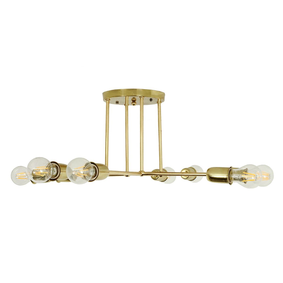 LA ROCHELLI - Lampara de Techo 8 Luces Molecular E27 Mod Amsterdam Bronce 