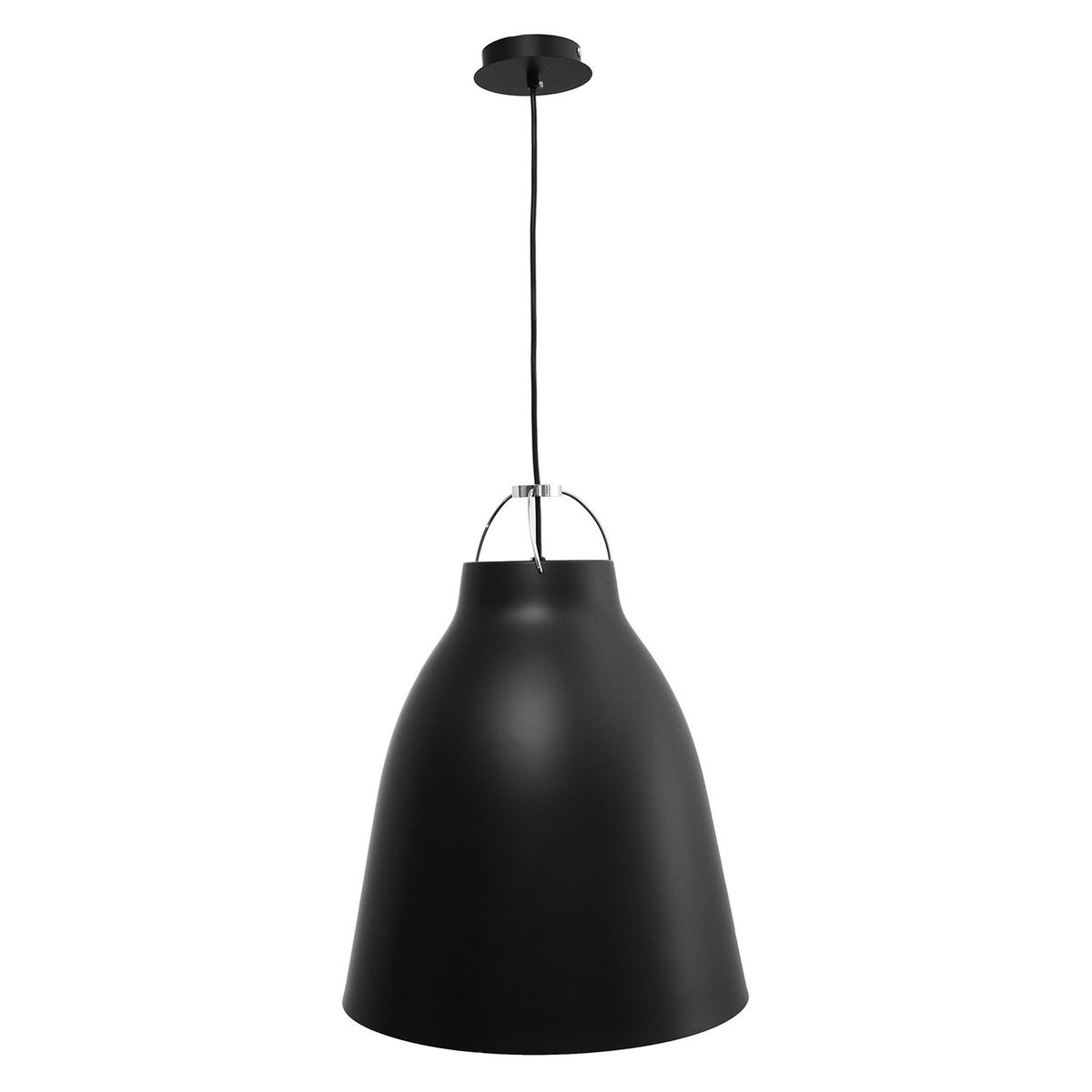 LA ROCHELLI - Lampara Colgante 1 Luz E27 Color Negro con Dorado