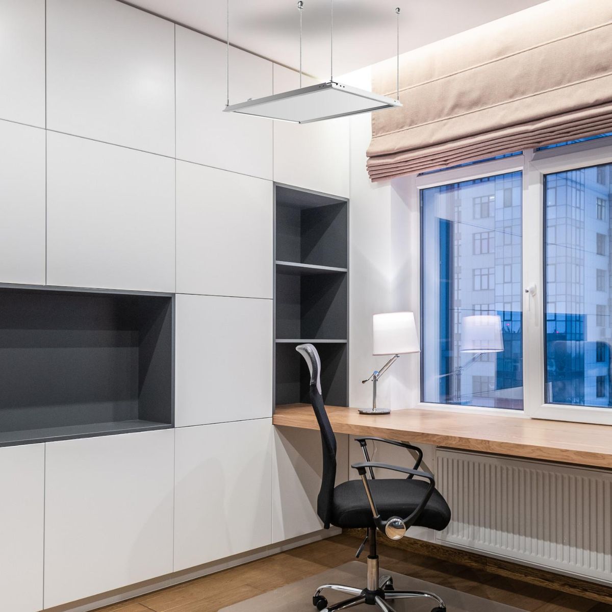 LA ROCHELLI - Led Panel Light Cuadrado Suspendido 40w 60x60cm Luz Blanca