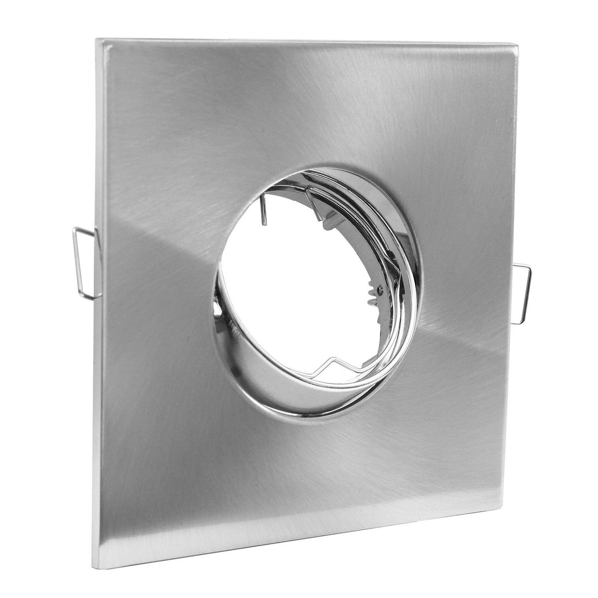 LA ROCHELLI - Spot Light Zamac Cuadrado 11.5cm Niquel Mate (6 Pzas)