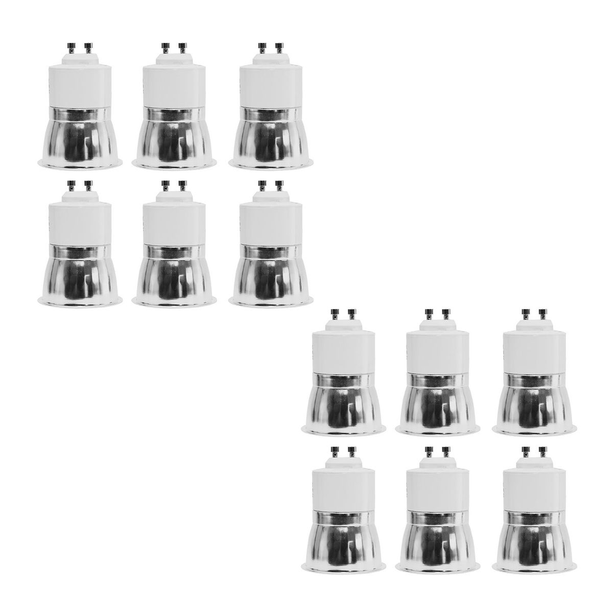 LA ROCHELLI - Set x12 Foco Ahorrador Gu10 11w Luz Calida