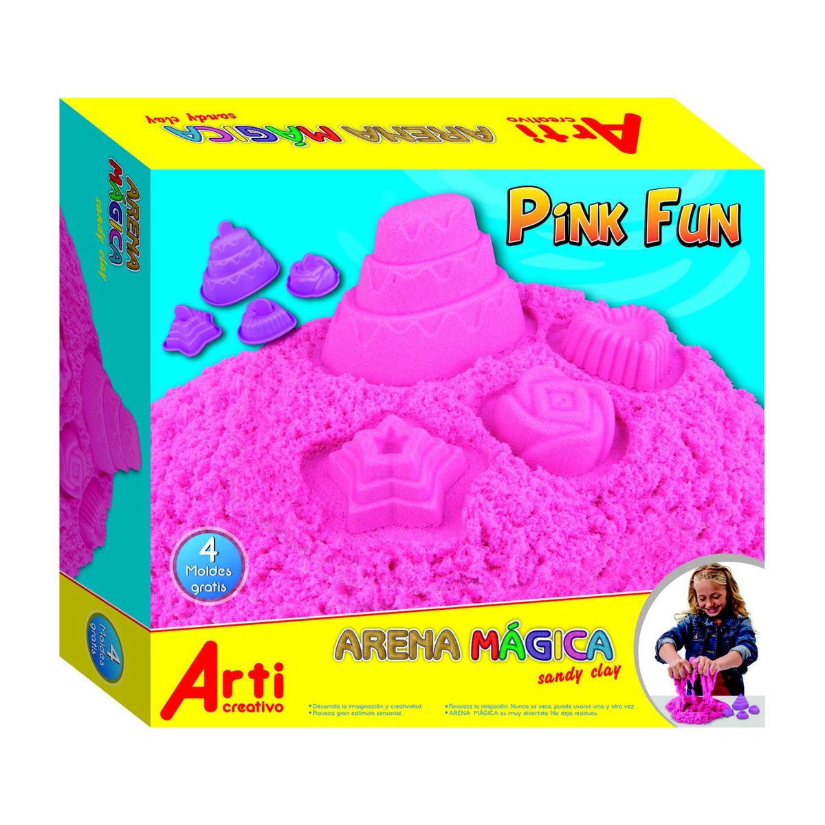 ARTI CREATIVO - Arena Mágica Pink Fun