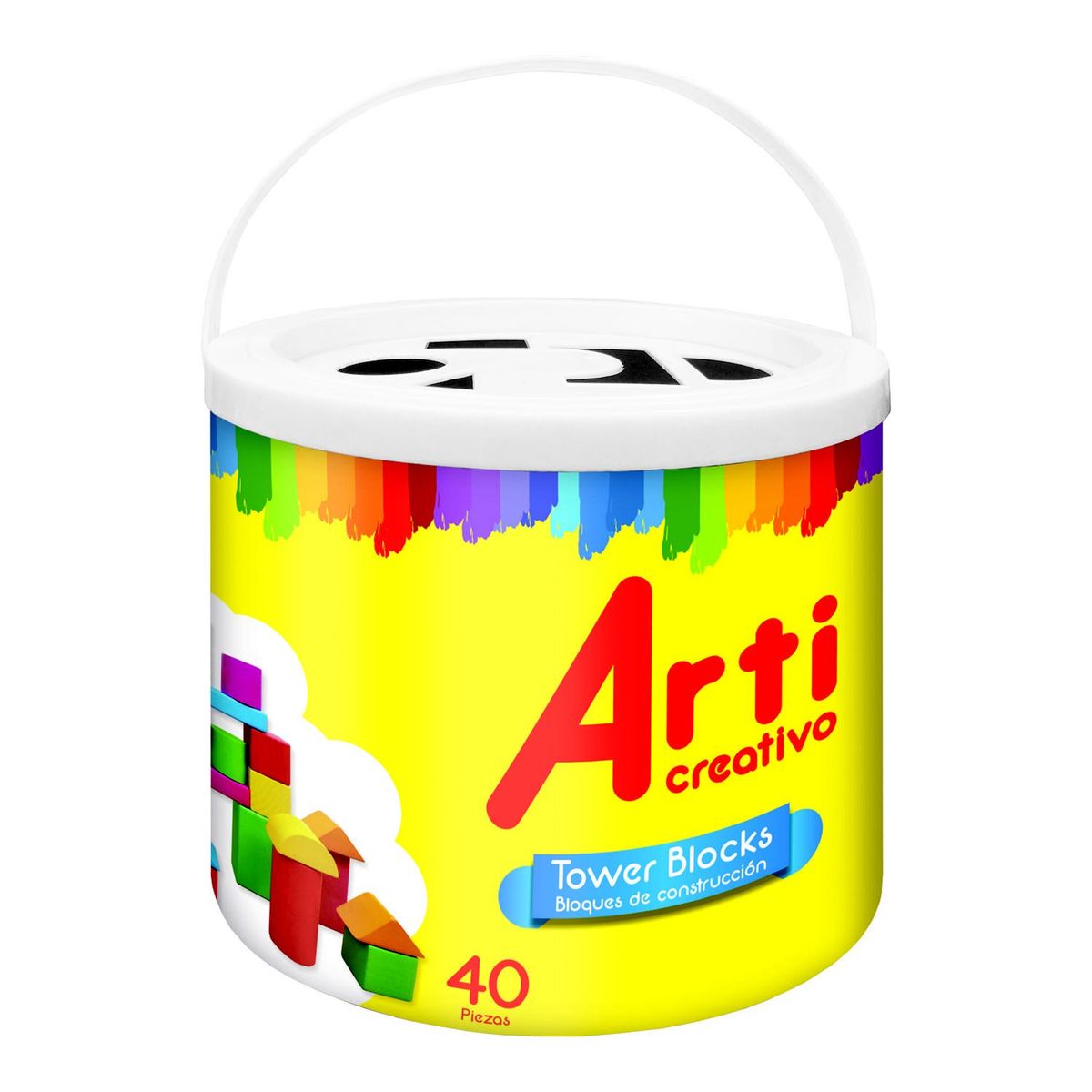 ARTI CREATIVO - Tower Block 42 Piezas Arti Creativo