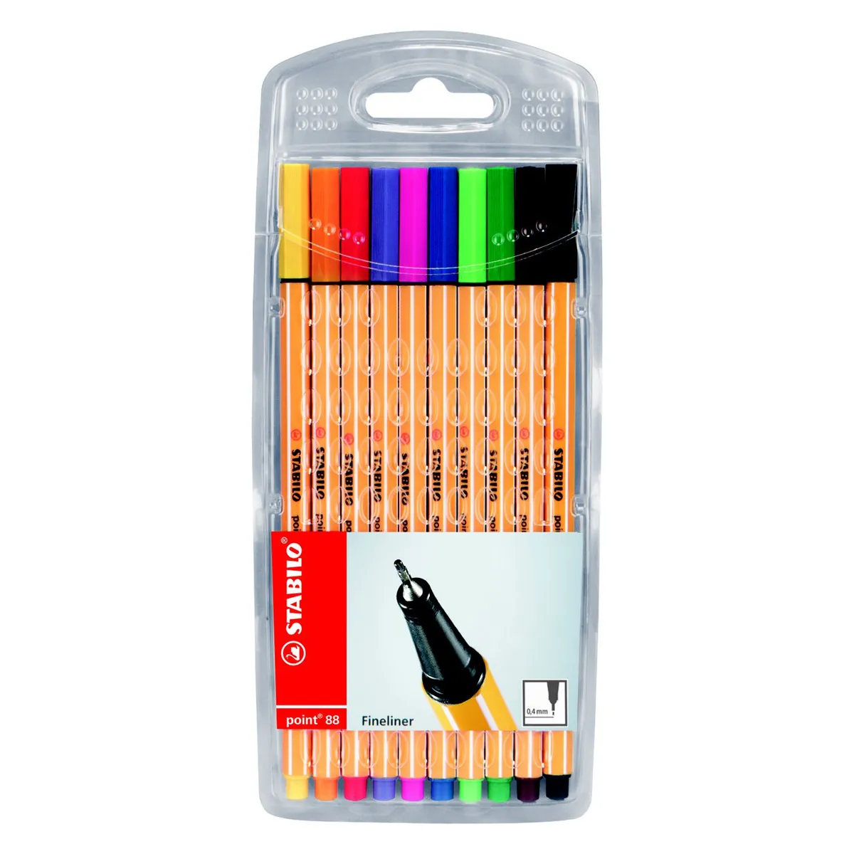 STABILO - Fine Pen Point 88 Estuche x 10