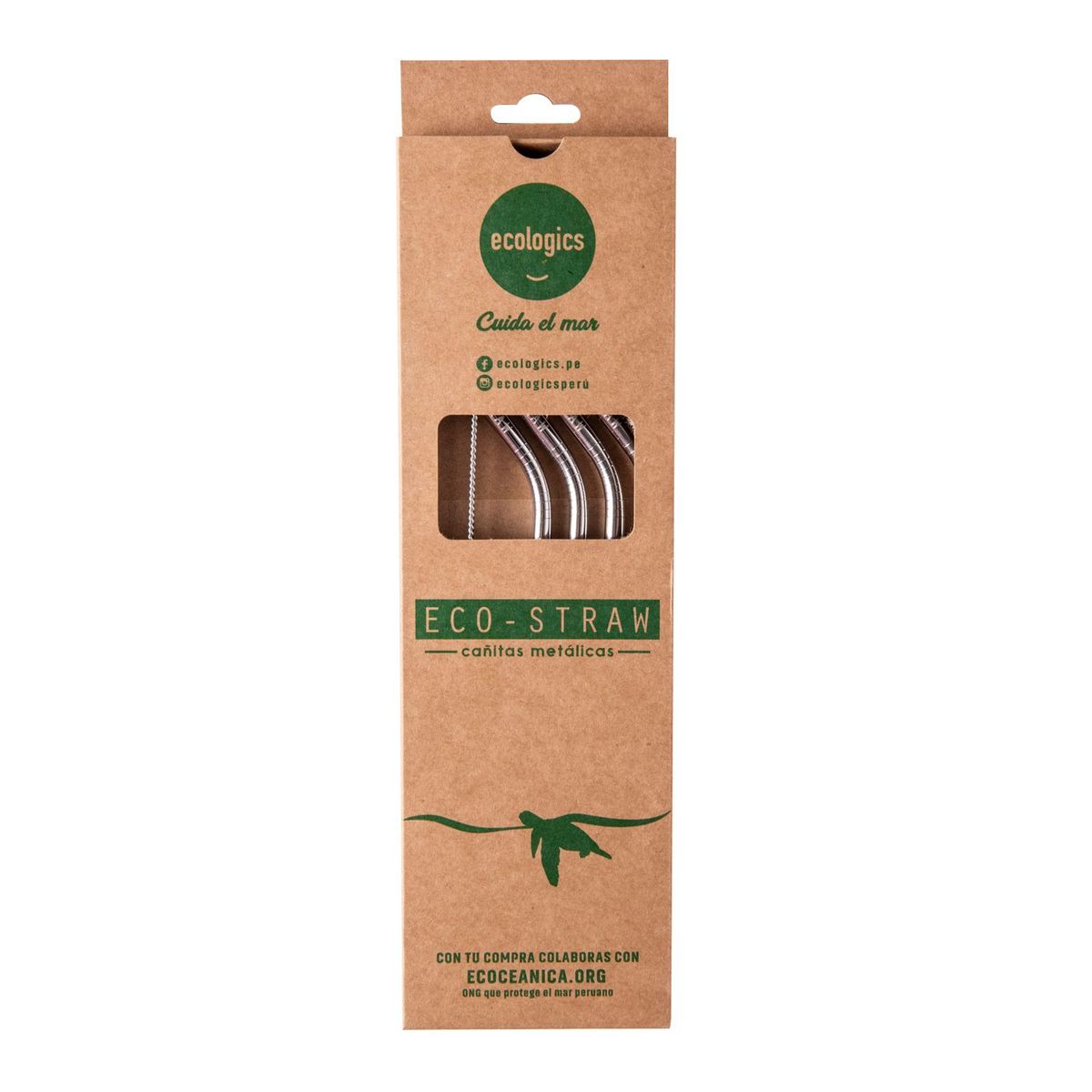 ECO STRAW - Cañita Larga Pack X4 