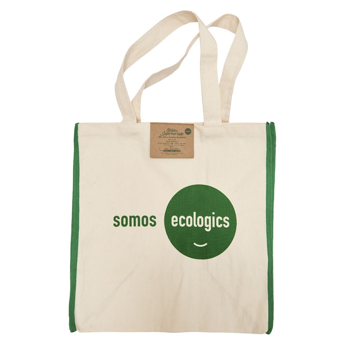 ECOLOGICS - Bolsa de Supermercado  Verde 