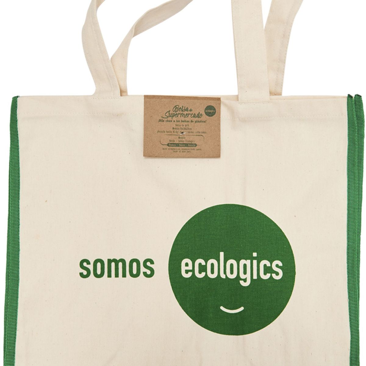 ECOLOGICS - Bolsa de Supermercado  Verde 