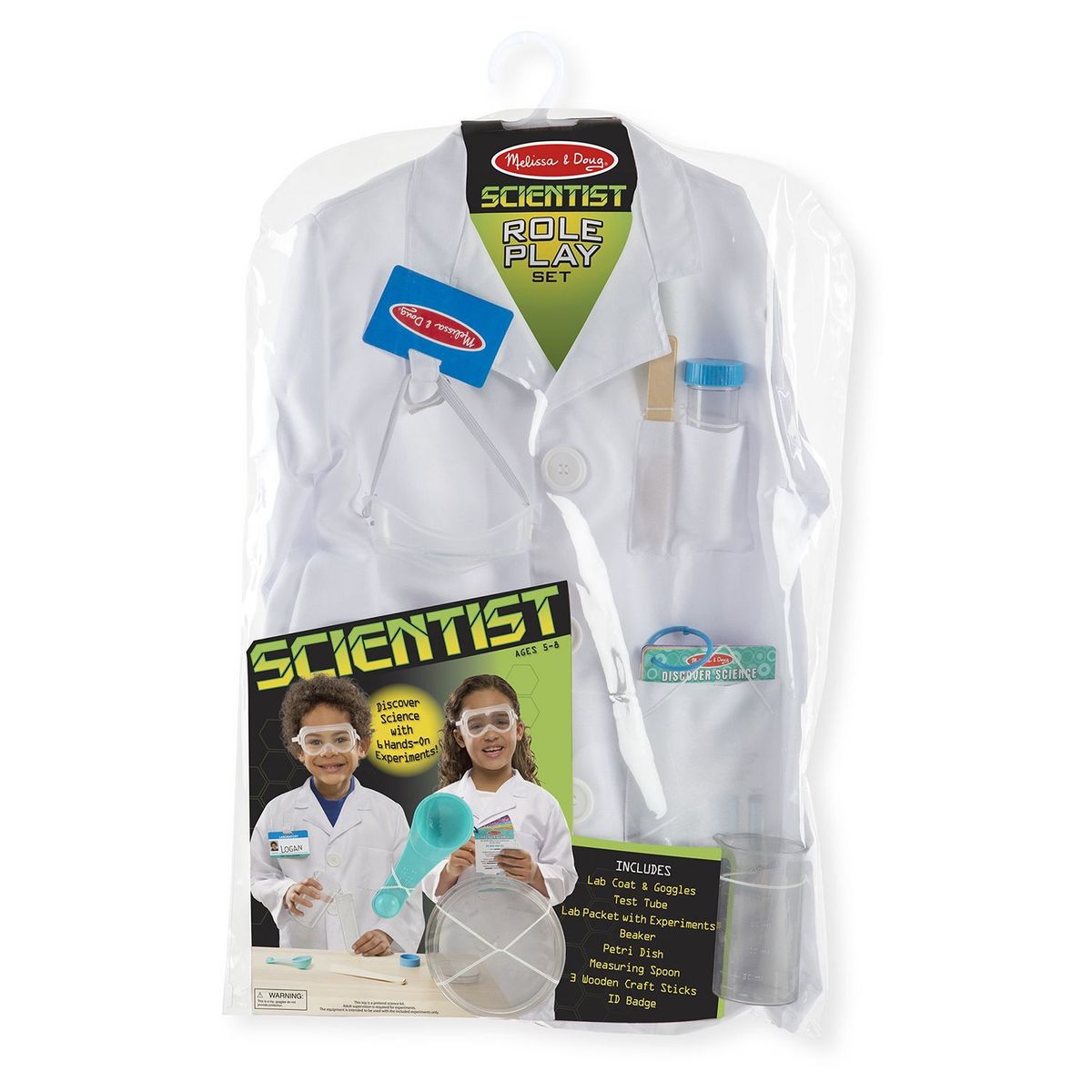 MELISSA & DOUG - Disfraz de Cientifico