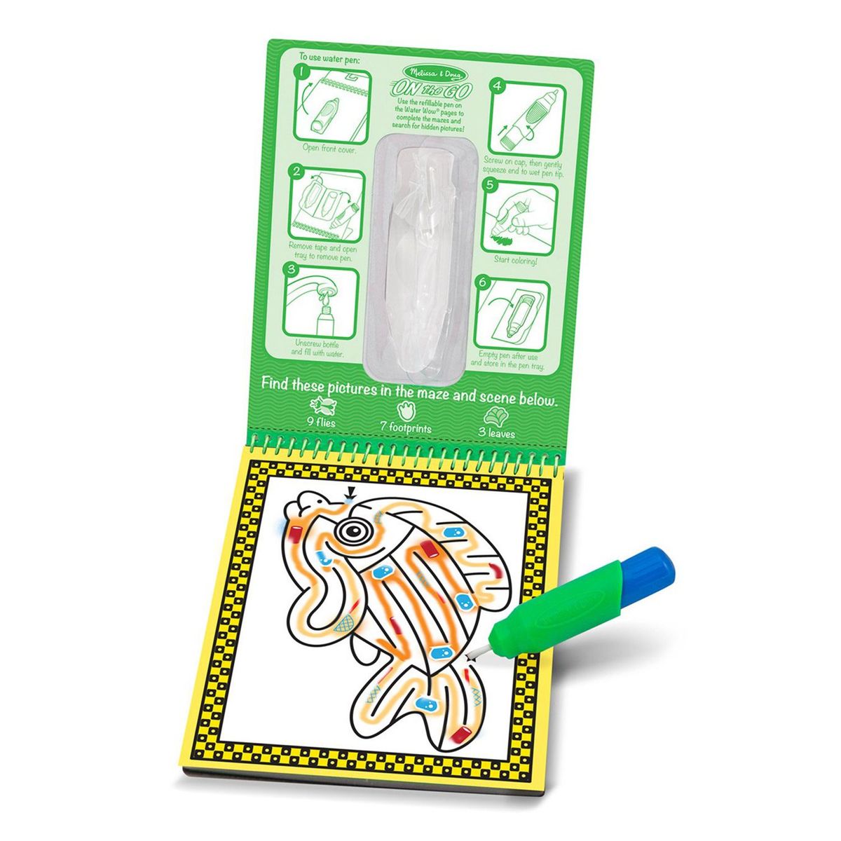 MELISSA & DOUG - Water Wow Laberinto Animales