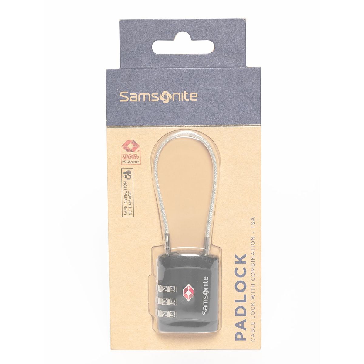 SAMSONITE - Candado Global TA Cablelock 3 Dial TSA Black
