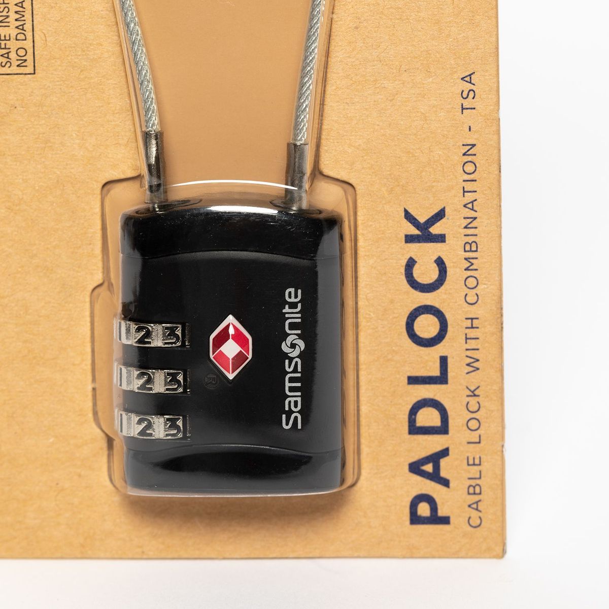 SAMSONITE - Candado Global TA Cablelock 3 Dial TSA Black