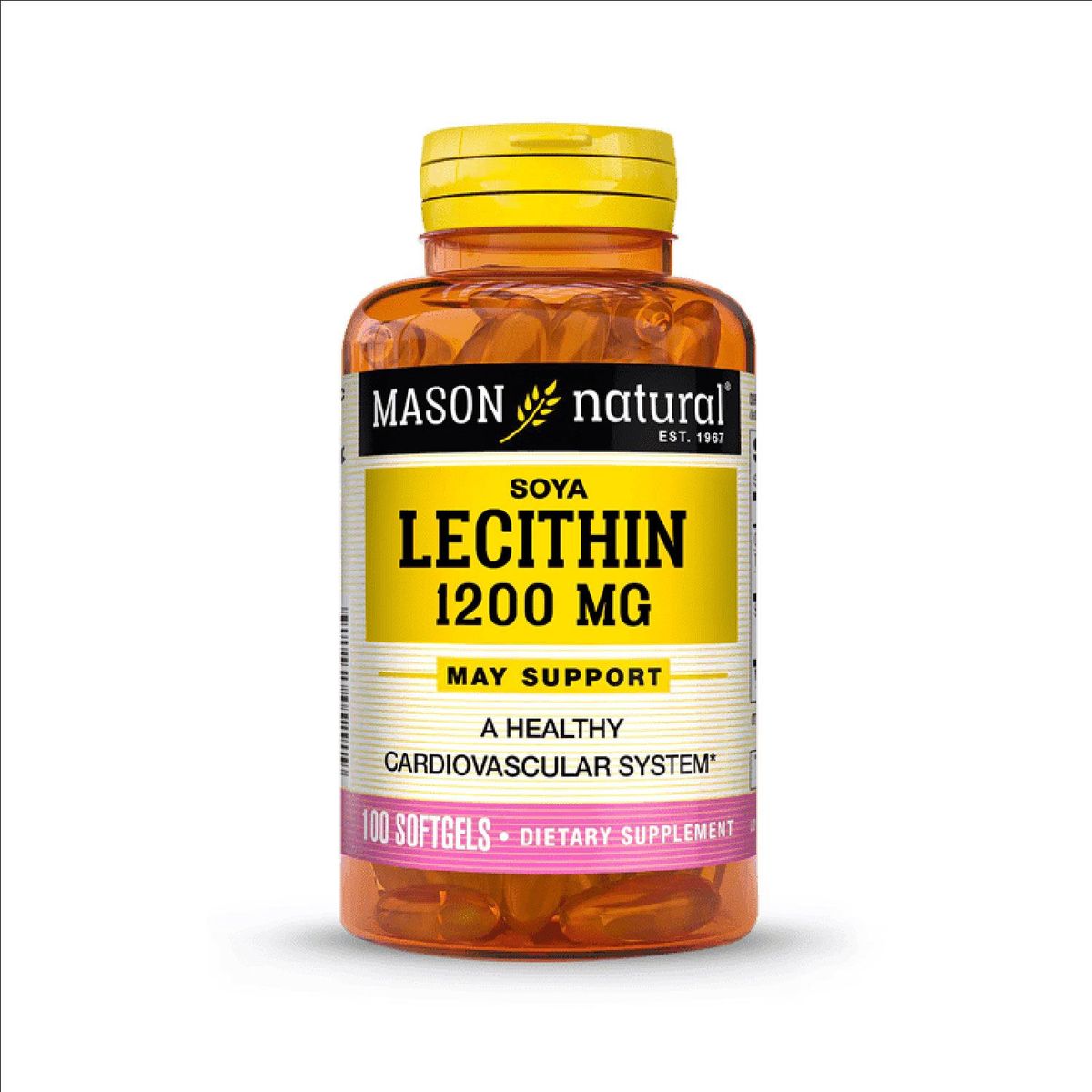 MASON - Mason Natural Lecitina De Soya 1200 Mg 100 Cápsulas