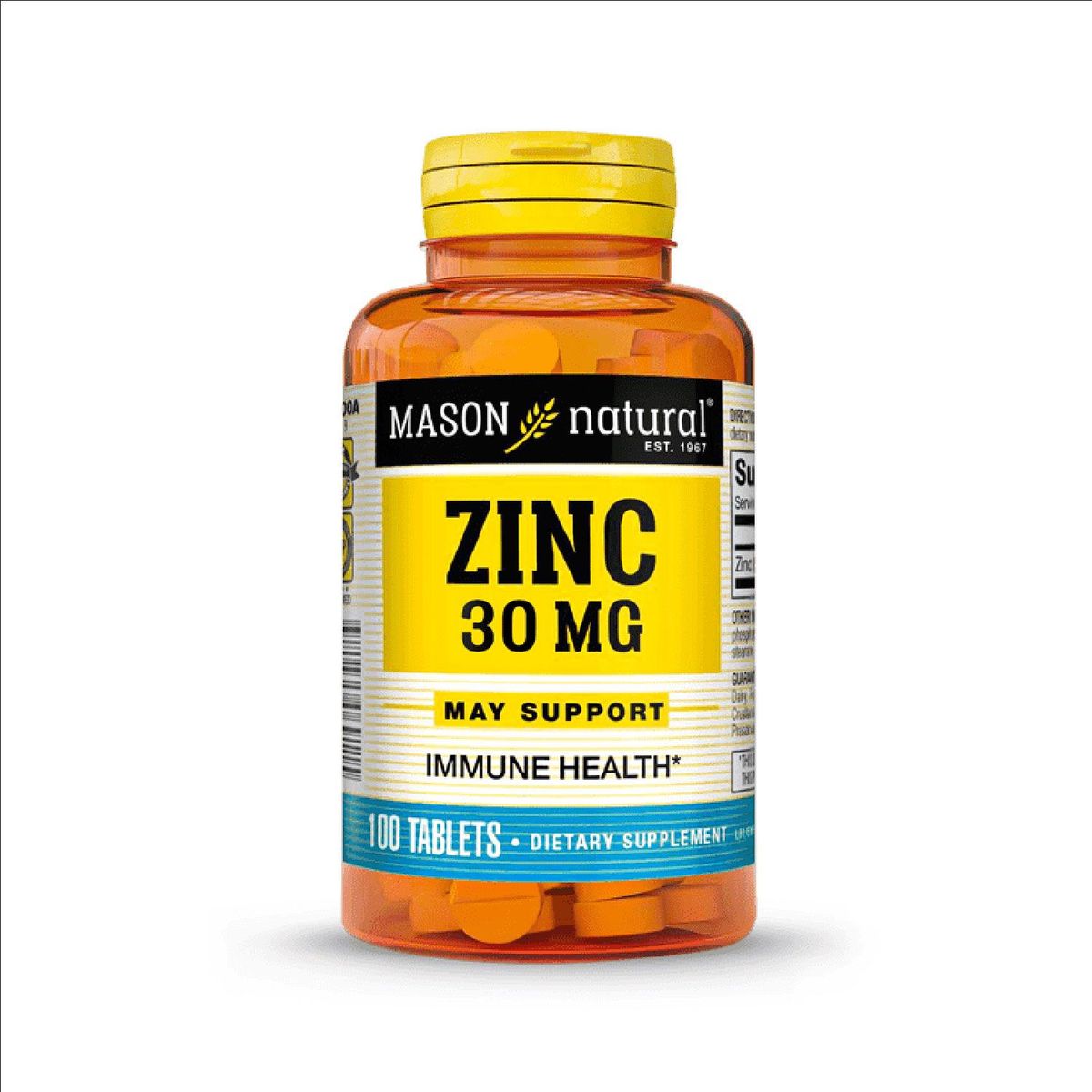 MASON - Mason Natural Zinc 30 Mg 100 Tabletas